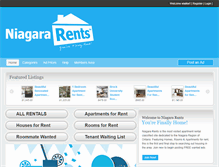 Tablet Screenshot of niagararents.ca